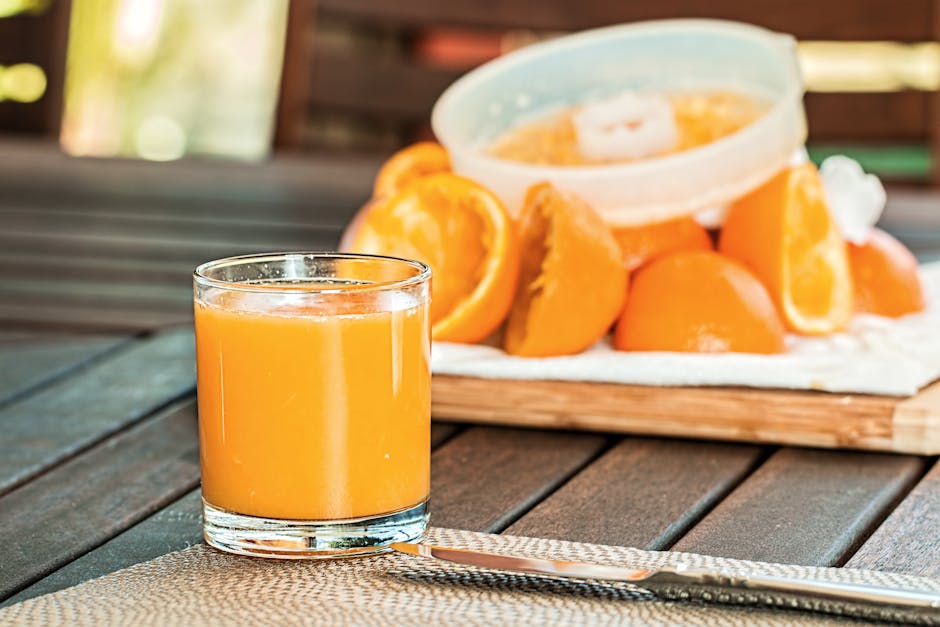iron supplements and vitamin C orange juice healthy nutrition